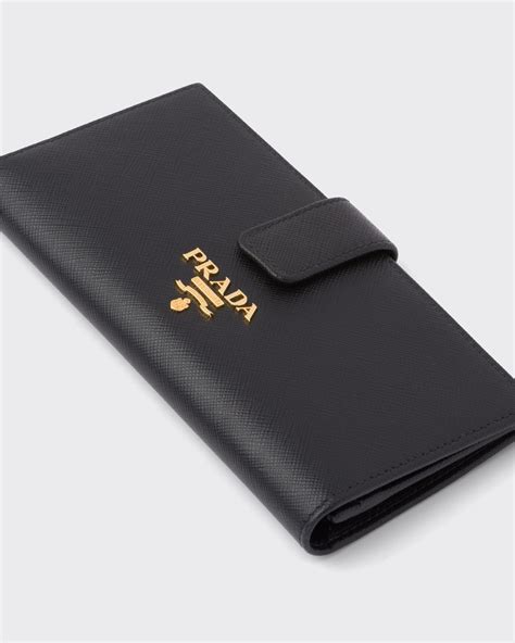 prada 1m1132 saffiano metal nero|Black Large Saffiano Leather Wallet .